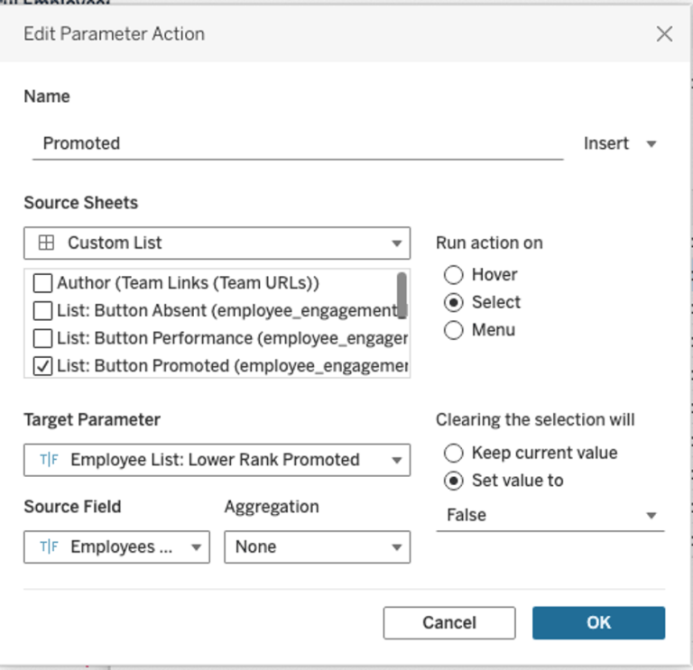 Parameter Button Multi-Filtering Buttons for Tables and Lists – Viz Zen Data